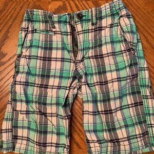 Gap Boys Plaid Shorts 8 Adjustable waist